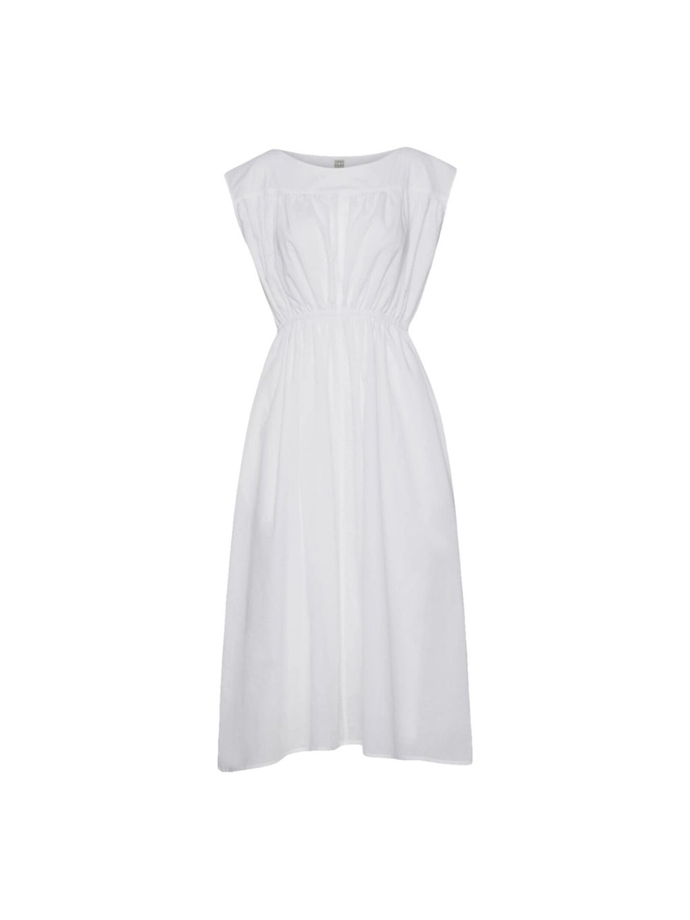 Toteme White Sleeveless Midi Dress